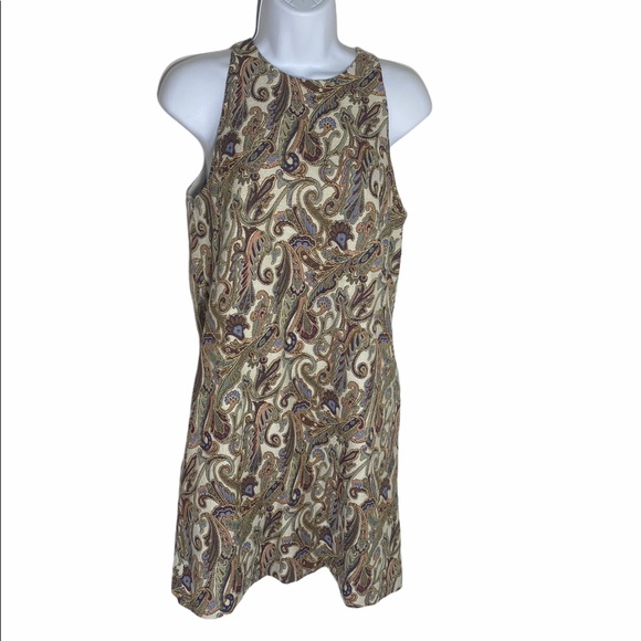 Zara Basic Floral Paisley Tapestry Shift Dress - Picture 2 of 8